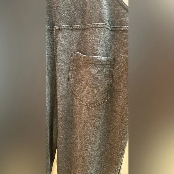 Z Supply Gray Overall Jumpsuit; Womens Juniors L 11/13. EUC. - Picture 6 of 8